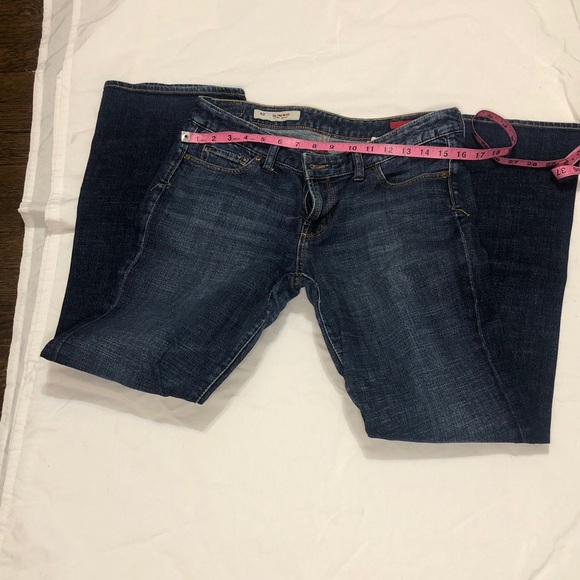 Express Slim W10 low rise boot cut jeans - Picture 4 of 8